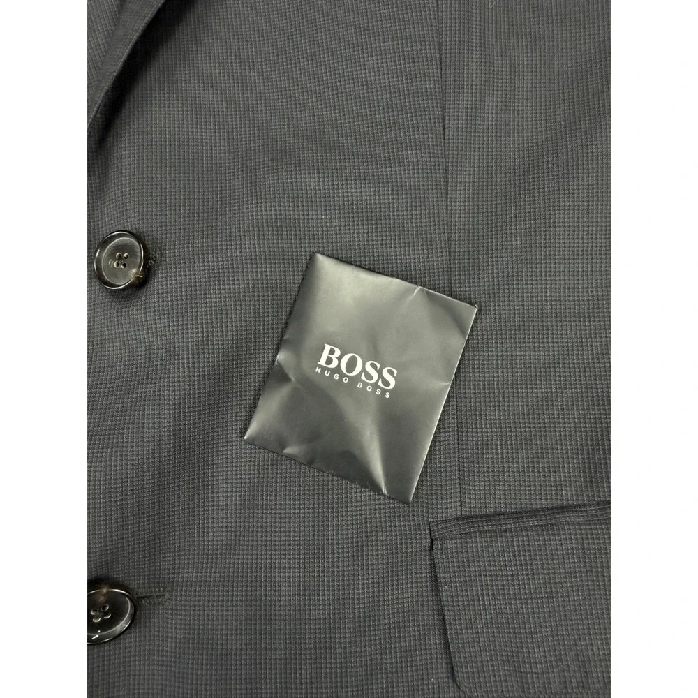 Hugo Boss Hugo Boss James4/Sharp6 Super 100 Grey Virgin Wool Blazer Mens US 42R